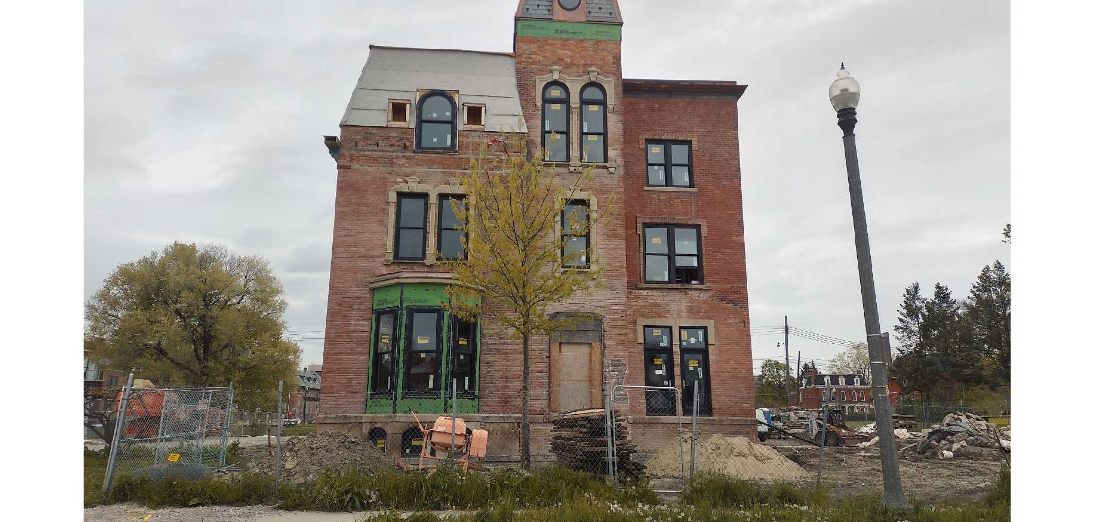 Work progresses on the Henry Glover House Urbanize Detroit